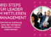 Drei Steps für Leader im mittleren Management